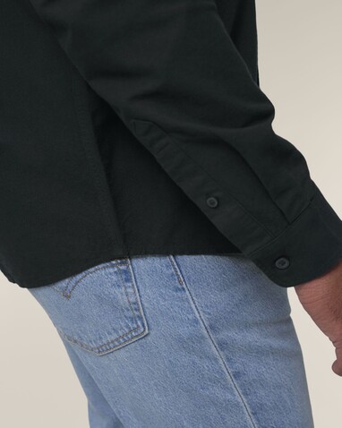 Stanley Oxford Shirt - Das Herren-Oxfordhemd - Black - XL bedrucken, Art.-Nr. STWM968C0021X