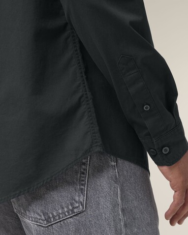 Stanley Styler Shirt - Das Herren-Popelinehemd - Black - S bedrucken, Art.-Nr. STWM969C0021S Stanley Styler Shirt - Das Herren-Popelinehemd - Black - S bedrucken, Art.-Nr. STWM969C0021S