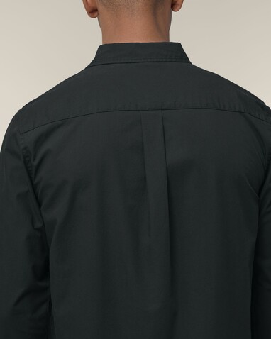Stanley Styler Shirt - Das Herren-Popelinehemd - Black - L bedrucken, Art.-Nr. STWM969C0021L