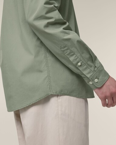Stanley Styler Shirt - Das Herren-Popelinehemd - Soft Khaki - 5XL bedrucken, Art.-Nr. STWM969C3675X