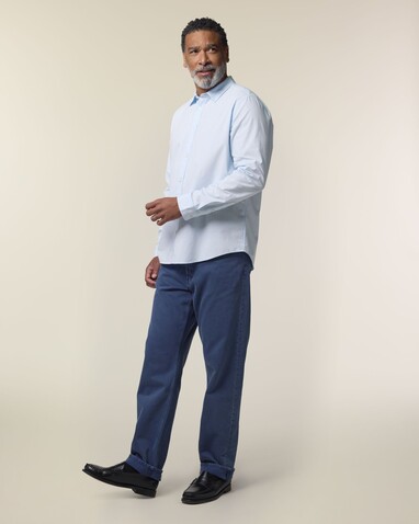 Stanley Styler Shirt - Das Herren-Popelinehemd - Summer Blue - L bedrucken, Art.-Nr. STWM969C3661L