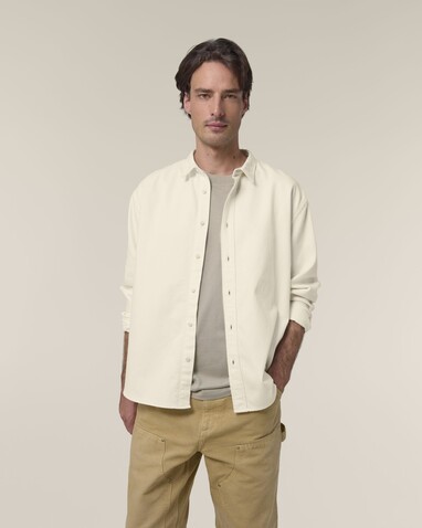 Worker Shirt - Das Relaxed Unisex-Hemd - Natural Raw - M bedrucken, Art.-Nr. STWU975C0541M Worker Shirt - Das Relaxed Unisex-Hemd - Natural Raw - M bedrucken, Art.-Nr. STWU975C0541M