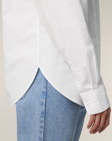 Stella Styler Shirt - Das Relaxed Damen-Popelinehemd - White - XL bedrucken, Art.-Nr. STWW973C0011X Stella Styler Shirt - Das Relaxed Damen-Popelinehemd - White - XL bedrucken, Art.-Nr. STWW973C0011X