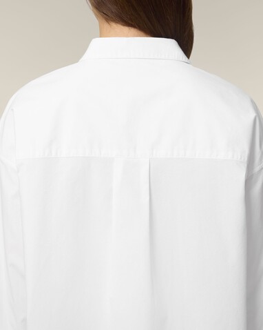 Stella Styler Shirt - Das Relaxed Damen-Popelinehemd - White - S bedrucken, Art.-Nr. STWW973C0011S Stella Styler Shirt - Das Relaxed Damen-Popelinehemd - White - S bedrucken, Art.-Nr. STWW973C0011S