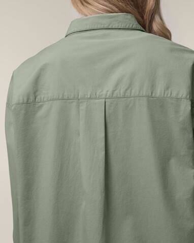Stella Styler Shirt - Das Relaxed Damen-Popelinehemd - Soft Khaki - XXL bedrucken, Art.-Nr. STWW973C3672X Stella Styler Shirt - Das Relaxed Damen-Popelinehemd - Soft Khaki - XXL bedrucken, Art.-Nr. STWW973C3672X