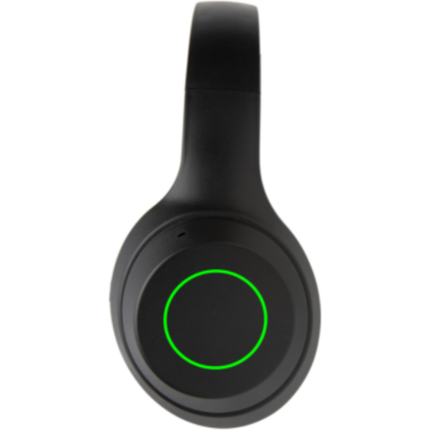 Kopfhörer aus RCS Standard recyceltem Kunststoff schwarz bedrucken, Art.-Nr. P329.661 Kopfhörer aus RCS Standard recyceltem Kunststoff schwarz bedrucken, Art.-Nr. P329.661