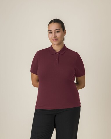 Stella Coaster - Das Damen-Polo - Burgundy - 3XL bedrucken, Art.-Nr. STPW977C2443X