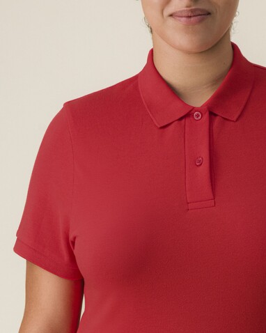 Stella Coaster - Das Damen-Polo - Red - XS bedrucken, Art.-Nr. STPW977C004XS