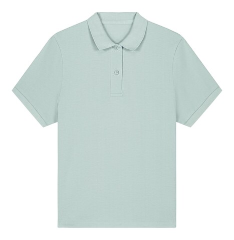 Stella Coaster - Das Damen-Polo - Caribbean Blue - S bedrucken, Art.-Nr. STPW977C7241S