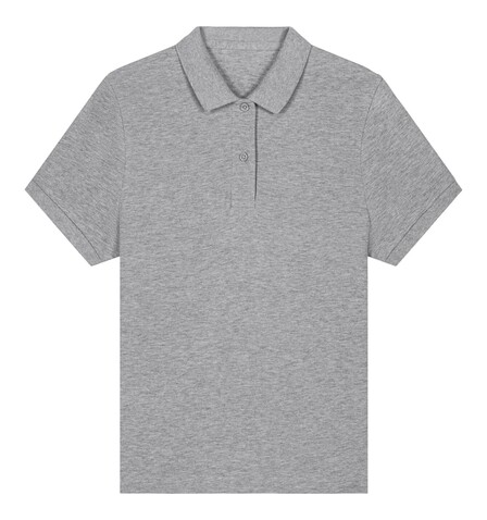 Stella Coaster - Das Damen-Polo - Heather Grey - M bedrucken, Art.-Nr. STPW977C2501M