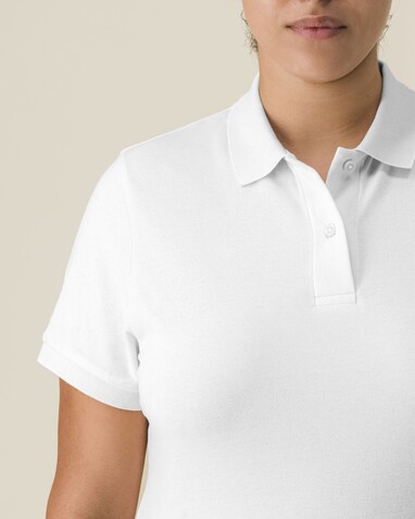 Stella Coaster - Das Damen-Polo - White - XL bedrucken, Art.-Nr. STPW977C0011X