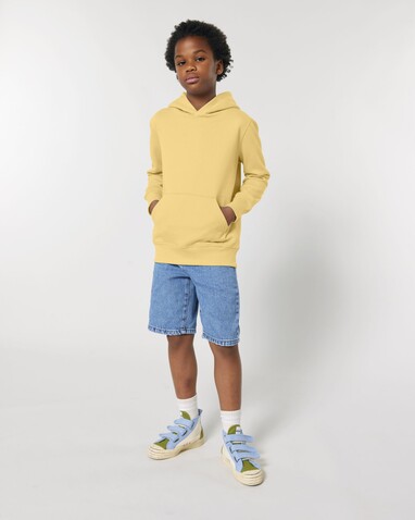 Mini Cruiser 2.0 - Der Iconic Kinder-Hoodie - Viva Yellow - 3-4/98-104cm bedrucken, Art.-Nr. STSK180C35603