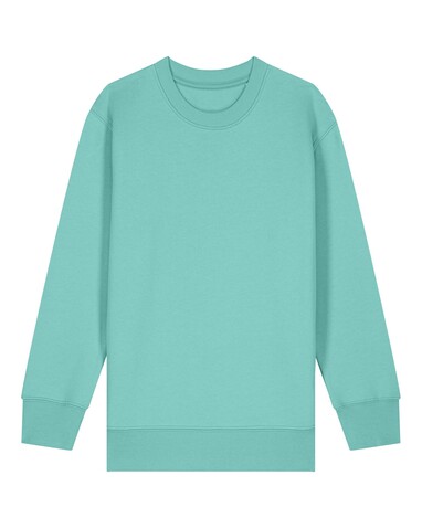 Mini Changer 2.0 - Das Iconic Kinder-Sweatshirt - Pool Blue - 5-6/110-116cm bedrucken, Art.-Nr. STSK181C35705