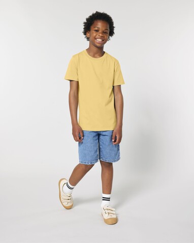 Mini Creator 2.0 - Das Iconic Kinder-T-Shirt - Viva Yellow - 9-11/134-146cm bedrucken, Art.-Nr. STTK184C35609