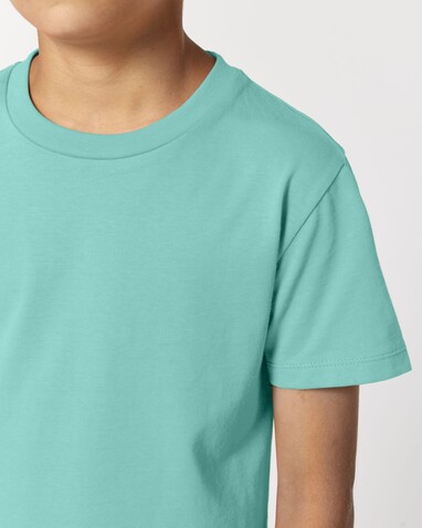 Mini Creator 2.0 - Das Iconic Kinder-T-Shirt - Pool Blue - 7-8/122-128cm bedrucken, Art.-Nr. STTK184C35707