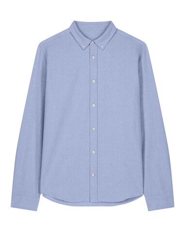 Stanley Oxford Shirt - Das Herren-Oxfordhemd - Blue Oxford - XXL bedrucken, Art.-Nr. STWM968C3632X