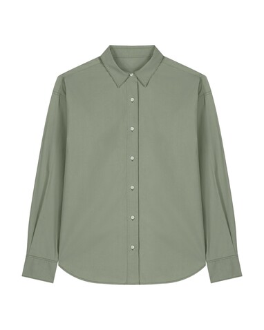 Stanley Styler Shirt - Das Herren-Popelinehemd - Soft Khaki - 3XL bedrucken, Art.-Nr. STWM969C3673X