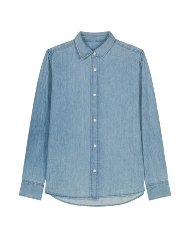 Stella Denim Shirt - Das Damen-Jeanshemd - Light Wash - XXL bedrucken, Art.-Nr. STWW970C3702X Stella Denim Shirt - Das Damen-Jeanshemd - Light Wash - XXL bedrucken, Art.-Nr. STWW970C3702X