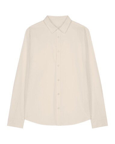 Stella Styler Shirt - Das Relaxed Damen-Popelinehemd - Cream - S bedrucken, Art.-Nr. STWW973C3611S