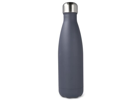Sagaform Nils Stahlflasche 500ml - Grau bedrucken, Art.-Nr. LT52017-N0061