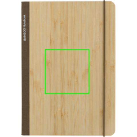 Scribe A5 Notizbuch aus Bambus braun bedrucken, Art.-Nr. P774.539 Scribe A5 Notizbuch aus Bambus braun bedrucken, Art.-Nr. P774.539