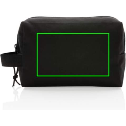 Impact AWARE™ Basic RPET Kulturtasche schwarz bedrucken, Art.-Nr. P820.761 Impact AWARE™ Basic RPET Kulturtasche schwarz bedrucken, Art.-Nr. P820.761