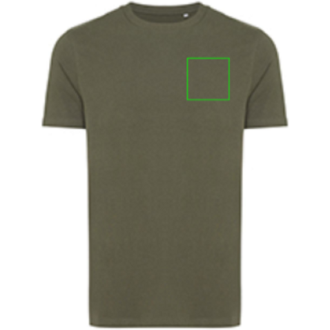 IQONIQ Bryce T-Shirt aus recycelter Baumwolle khaki bedrucken, Art.-Nr. T9100.020.L IQONIQ Bryce T-Shirt aus recycelter Baumwolle khaki bedrucken, Art.-Nr. T9100.020.L