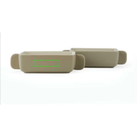 VINGA Monte Neu Mini-Schale 2er Set grau bedrucken, Art.-Nr. V270032 VINGA Monte Neu Mini-Schale 2er Set grau bedrucken, Art.-Nr. V270032