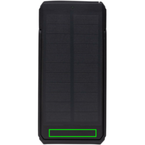 Skywave 10000mAh Solarpowerbank aus RCS recycelt. Kunststoff schwarz bedrucken, Art.-Nr. P322.341 Skywave 10000mAh Solarpowerbank aus RCS recycelt. Kunststoff schwarz bedrucken, Art.-Nr. P322.341