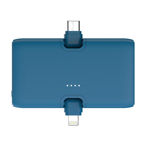 Urban Vitamin Los Angeles 20W Powerbank aus RCS rec. Plastik blau bedrucken, Art.-Nr. P322.8505
