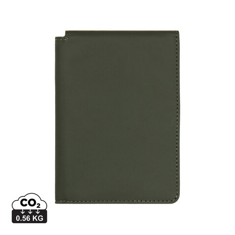 VINGA Baltimore RCS recycelte Polyester-RFID-Reisepasshülle grün bedrucken, Art.-Nr. V8200107 VINGA Baltimore RCS recycelte Polyester-RFID-Reisepasshülle grün bedrucken, Art.-Nr. V8200107