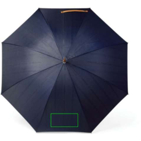 VINGA Bosler AWARE™ Regenschirm aus recyceltem PET navy blau bedrucken, Art.-Nr. V850005 VINGA Bosler AWARE™ Regenschirm aus recyceltem PET navy blau bedrucken, Art.-Nr. V850005