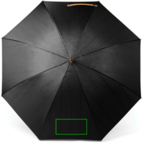 VINGA Bosler AWARE™ Regenschirm aus recyceltem PET schwarz bedrucken, Art.-Nr. V850001 VINGA Bosler AWARE™ Regenschirm aus recyceltem PET schwarz bedrucken, Art.-Nr. V850001
