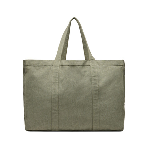 VINGA Hilo AWARE™ Maxi-Tasche aus recyceltem Canvas grün bedrucken, Art.-Nr. V762017