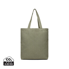 VINGA Hilo AWARE™ Tragetasche aus recyceltem Canvas grün bedrucken, Art.-Nr. V762027