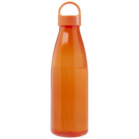 Bergen Trinkflasche aus recyceltem Kunststoff 800 ml, orange bedrucken, Art.-Nr. 10083531