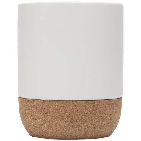 Bari 300 ml Sublimation Keramiktasse mit Korkdetails, weiss bedrucken, Art.-Nr. 10084601 Bari 300 ml Sublimation Keramiktasse mit Korkdetails, weiss bedrucken, Art.-Nr. 10084601