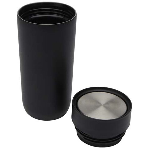 Camden 350 ml RCS-zertifizierter Becher aus Edelstahl, schwarz bedrucken, Art.-Nr. 10084990 Camden 350 ml RCS-zertifizierter Becher aus Edelstahl, schwarz bedrucken, Art.-Nr. 10084990
