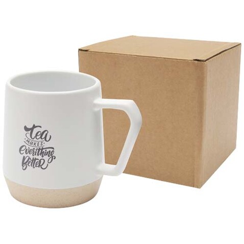 Dolce 300 ml matte Keramiktasse, weiss bedrucken, Art.-Nr. 10085501 Dolce 300 ml matte Keramiktasse, weiss bedrucken, Art.-Nr. 10085501