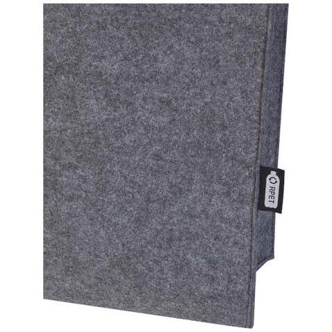 Felta Tragetasche mit Zwickel aus recyceltem GRS-Filz 20 L, mittelgrau bedrucken, Art.-Nr. 13007582 Felta Tragetasche mit Zwickel aus recyceltem GRS-Filz 20 L, mittelgrau bedrucken, Art.-Nr. 13007582