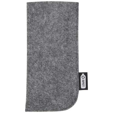 Felta Brillenetui aus recyceltem GRS-Material, mittelgrau bedrucken, Art.-Nr. 13007682 Felta Brillenetui aus recyceltem GRS-Material, mittelgrau bedrucken, Art.-Nr. 13007682