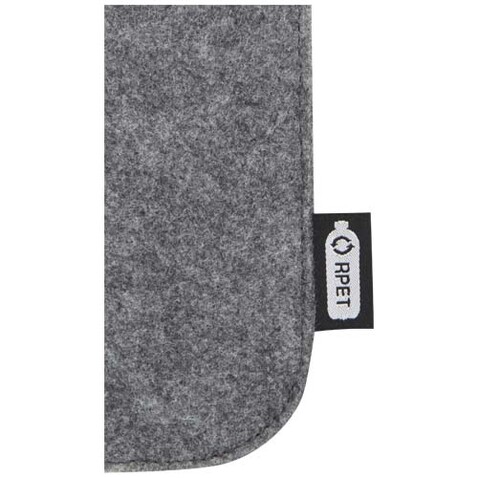 Felta Brillenetui aus recyceltem GRS-Material, mittelgrau bedrucken, Art.-Nr. 13007682 Felta Brillenetui aus recyceltem GRS-Material, mittelgrau bedrucken, Art.-Nr. 13007682
