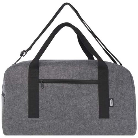 Felta Reisetasche aus recyceltem GRS-Material 35 L, mittelgrau bedrucken, Art.-Nr. 13007782 Felta Reisetasche aus recyceltem GRS-Material 35 L, mittelgrau bedrucken, Art.-Nr. 13007782