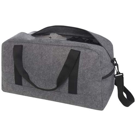 Felta Reisetasche aus recyceltem GRS-Material 35 L, mittelgrau bedrucken, Art.-Nr. 13007782 Felta Reisetasche aus recyceltem GRS-Material 35 L, mittelgrau bedrucken, Art.-Nr. 13007782