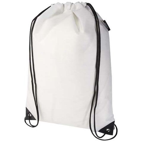 Evergreen Sportbeutel aus recyceltem GRS Non Woven 5 L, weiss bedrucken, Art.-Nr. 13008001 Evergreen Sportbeutel aus recyceltem GRS Non Woven 5 L, weiss bedrucken, Art.-Nr. 13008001