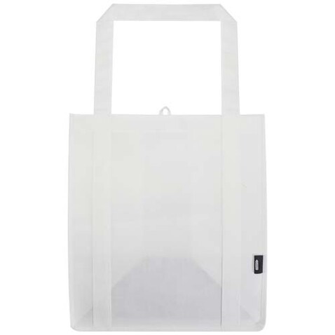 Liberty Tragetasche mit hartem Boden aus recyceltem GRS Non Woven 6 L, weiss bedrucken, Art.-Nr. 13008101 Liberty Tragetasche mit hartem Boden aus recyceltem GRS Non Woven 6 L, weiss bedrucken, Art.-Nr. 13008101