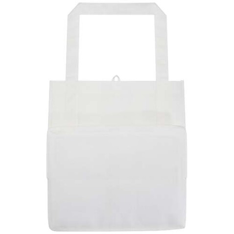 Liberty Tragetasche mit hartem Boden aus recyceltem GRS Non Woven 6 L, weiss bedrucken, Art.-Nr. 13008101 Liberty Tragetasche mit hartem Boden aus recyceltem GRS Non Woven 6 L, weiss bedrucken, Art.-Nr. 13008101