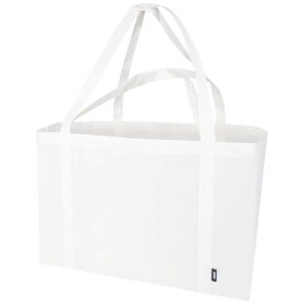 Jumbo Extra große Tragetasche aus recyceltem GRS Non Woven 65 L, weiss bedrucken, Art.-Nr. 13008301