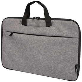 Libra 14” 2-in-1-Laptoptasche aus recyceltem GRS-Material 3 L, heather grau bedrucken, Art.-Nr. 13008580