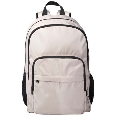 Trend Plus 15" Laptop-Rucksack aus recyceltem GRS-Material 20 L, Oatmeal bedrucken, Art.-Nr. 13008607 Trend Plus 15" Laptop-Rucksack aus recyceltem GRS-Material 20 L, Oatmeal bedrucken, Art.-Nr. 13008607